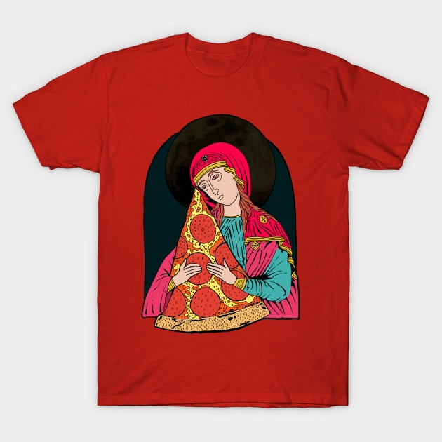 Holy Pizza T-Shirt by miskel